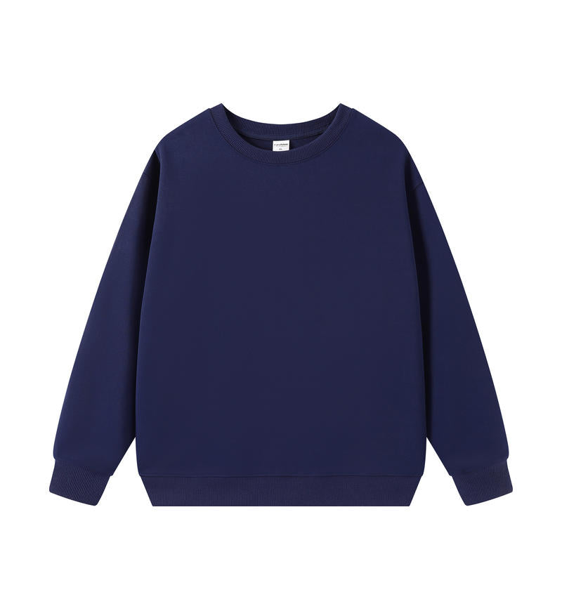 Adult Blank Crew Neck Sweatshirt 100 Polyester Loose Fit Wholesale