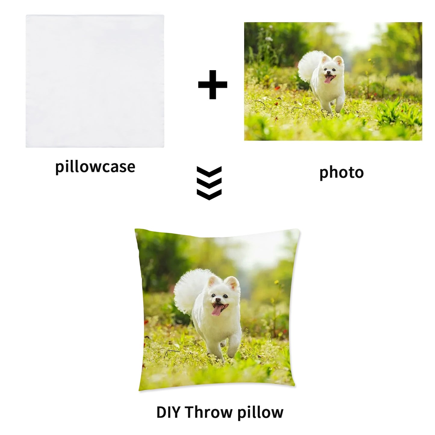 60 Pack 15.7 inch White Sublimation Blanks Pillow Covers