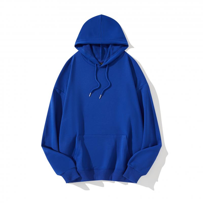 Adult Blank Drop Shoulder Hoodie Twill Fabric Unisex Fit Wholesale