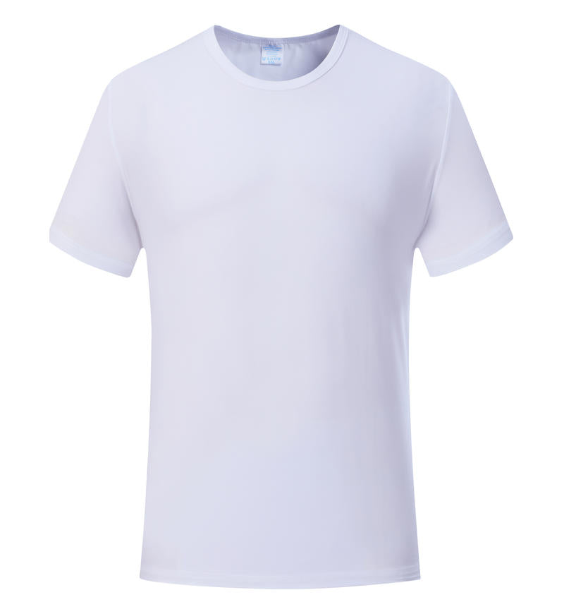 Modal Short Sleeve White T Shirt Blank for Sublimation Adult Unisex