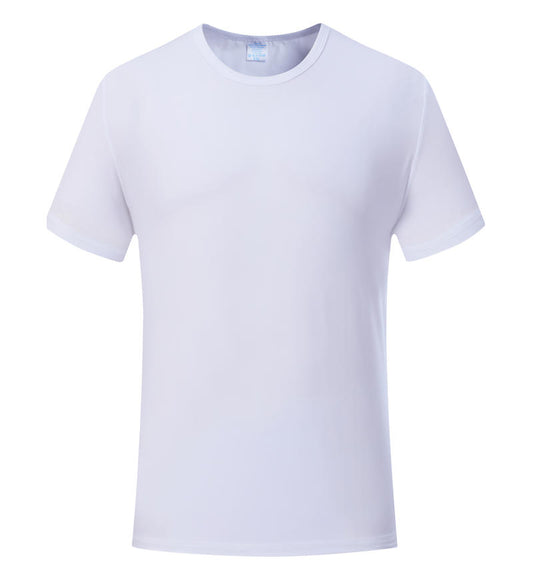 Modal Short Sleeve White T Shirt Blank for Sublimation Adult Unisex