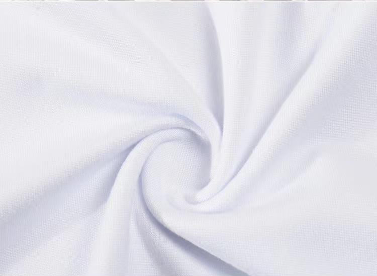 Modal Short Sleeve White T Shirt Blank for Sublimation Adult Unisex