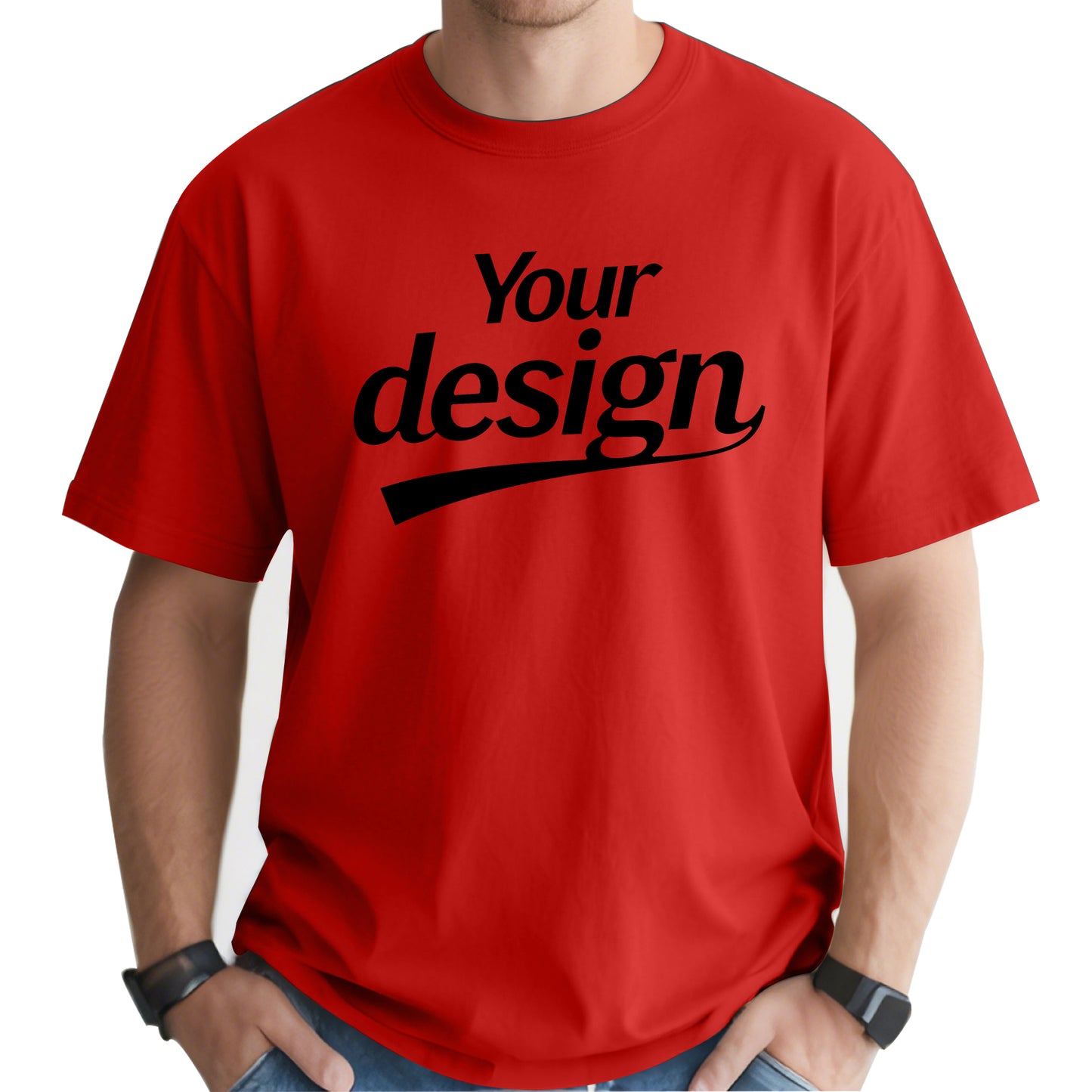 Custom Short Sleeve Unisex 100 Cotton T-Shirts
