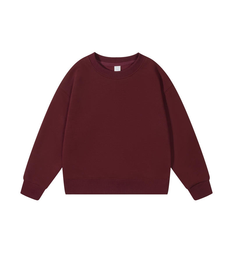 Kids Drop Shoulder Crew Neck Sweatshirt Blank