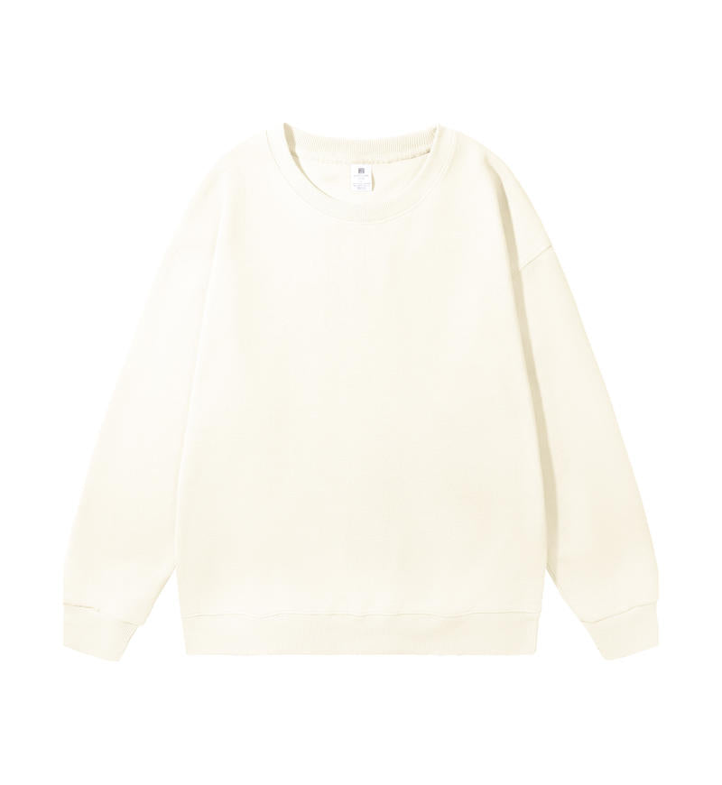 Adult Blank Drop Shoulder Sweatshirt Round Neck Wholesale