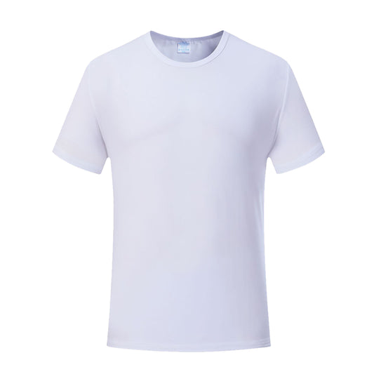 Sublimation Blank T-Shirts Short Sleeves White Polyester t Shirts Adult