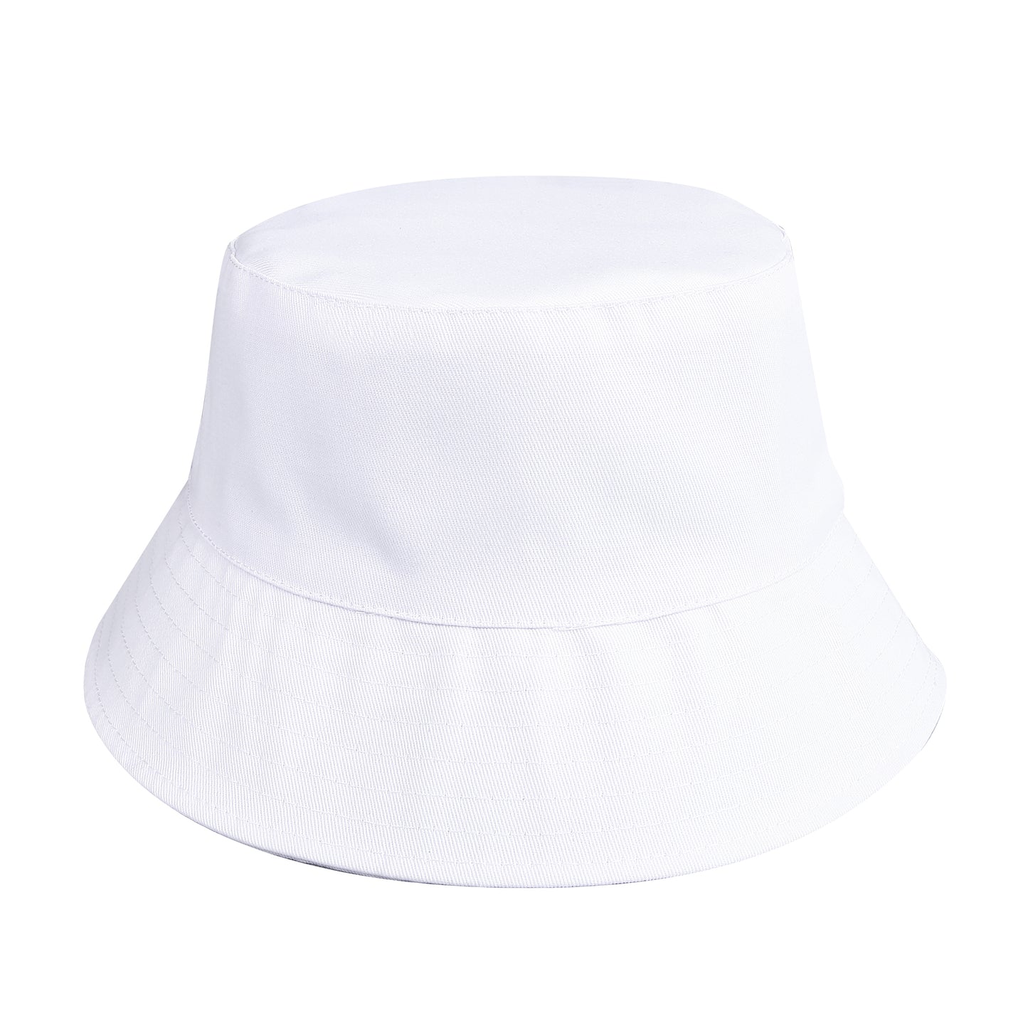 “White Sublimation Bucket Hat, Double-Sided Wearable Tie-Dye Sun Hat
