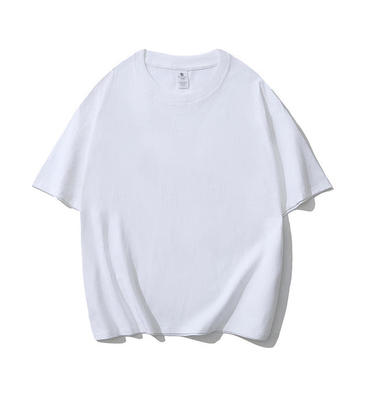 Adult Drop Shoulder 100 Cotton Short Sleeve T Shirt Blank Wholesale