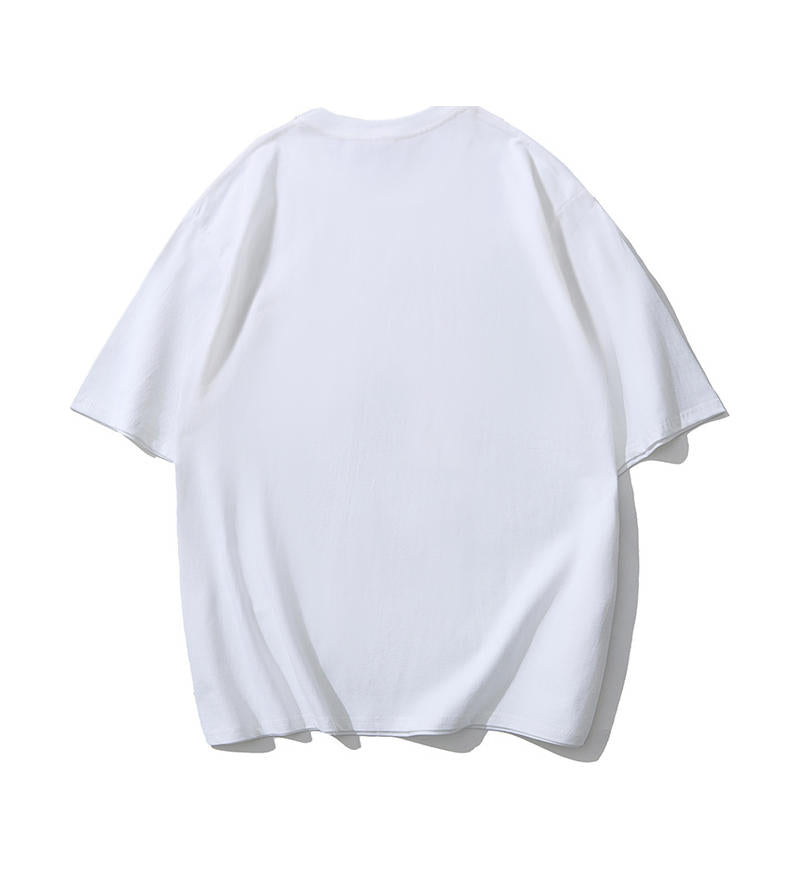 Adult Drop Shoulder 100 Cotton Short Sleeve T Shirt Blank Wholesale