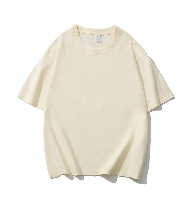 Adult Drop Shoulder 100 Cotton Short Sleeve T Shirt Blank Wholesale