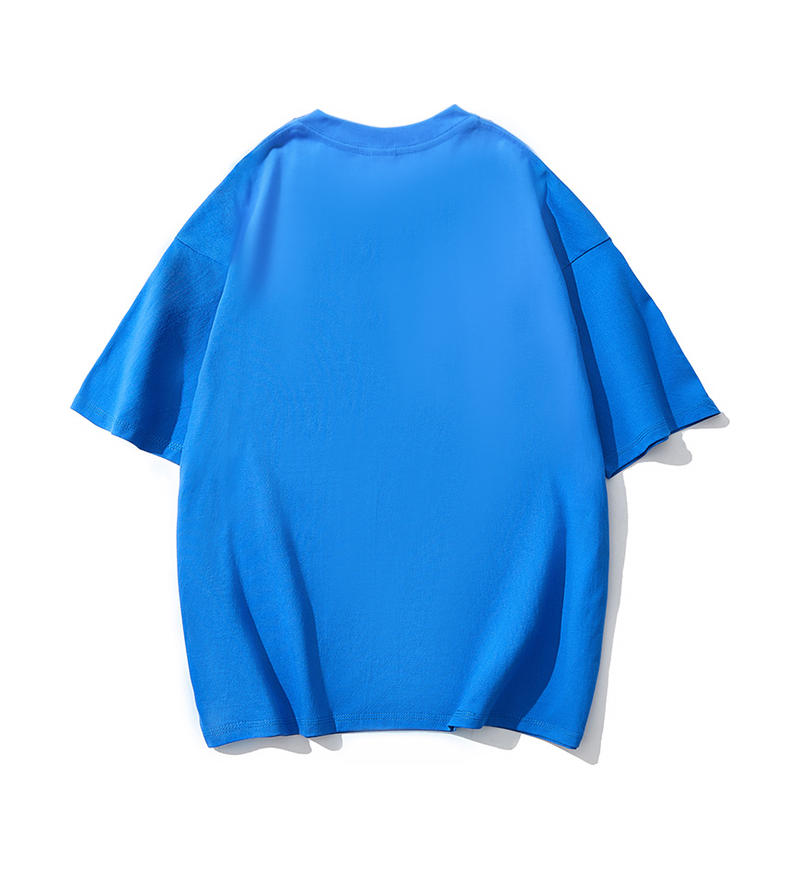 Adult Drop Shoulder 100 Cotton Short Sleeve T Shirt Blank Wholesale