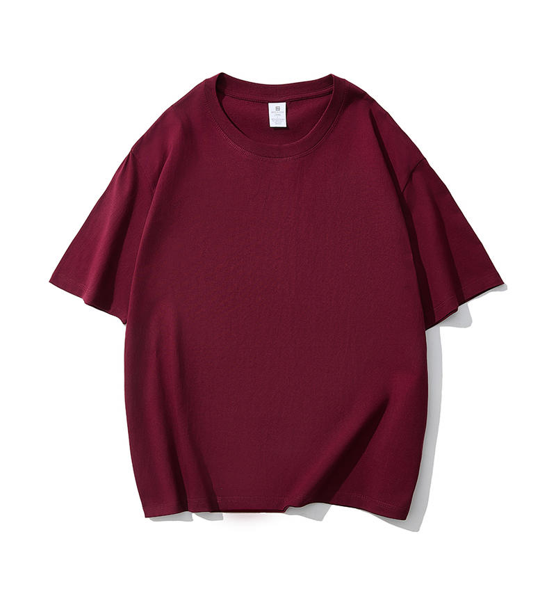 Adult Drop Shoulder 100 Cotton Short Sleeve T Shirt Blank Wholesale
