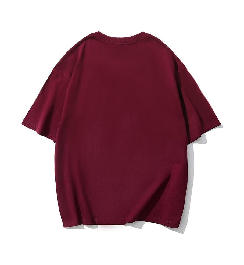 Adult Drop Shoulder 100 Cotton Short Sleeve T Shirt Blank Wholesale