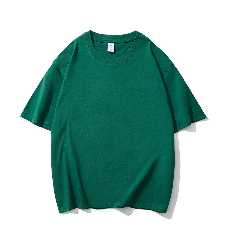 Adult Drop Shoulder 100 Cotton Short Sleeve T Shirt Blank Wholesale