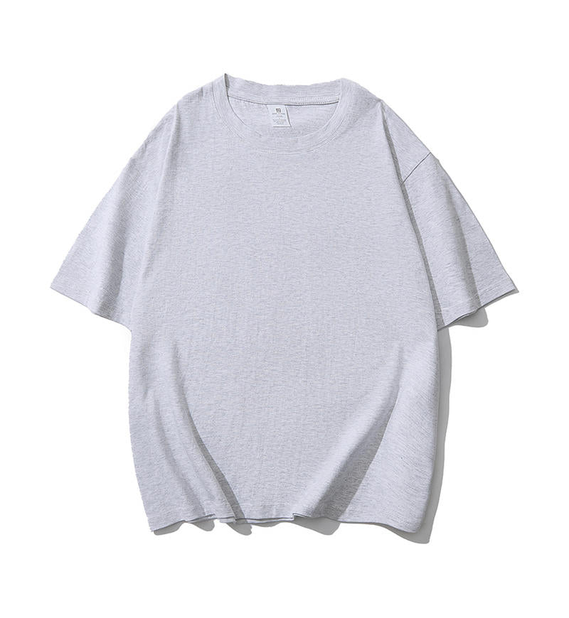 Adult Drop Shoulder 100 Cotton Short Sleeve T Shirt Blank Wholesale