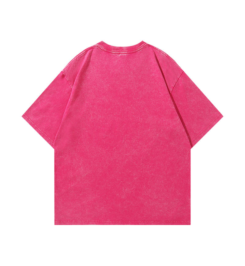 100 cotton washed distressed short sleeve Vintage blank T-shirt for adults