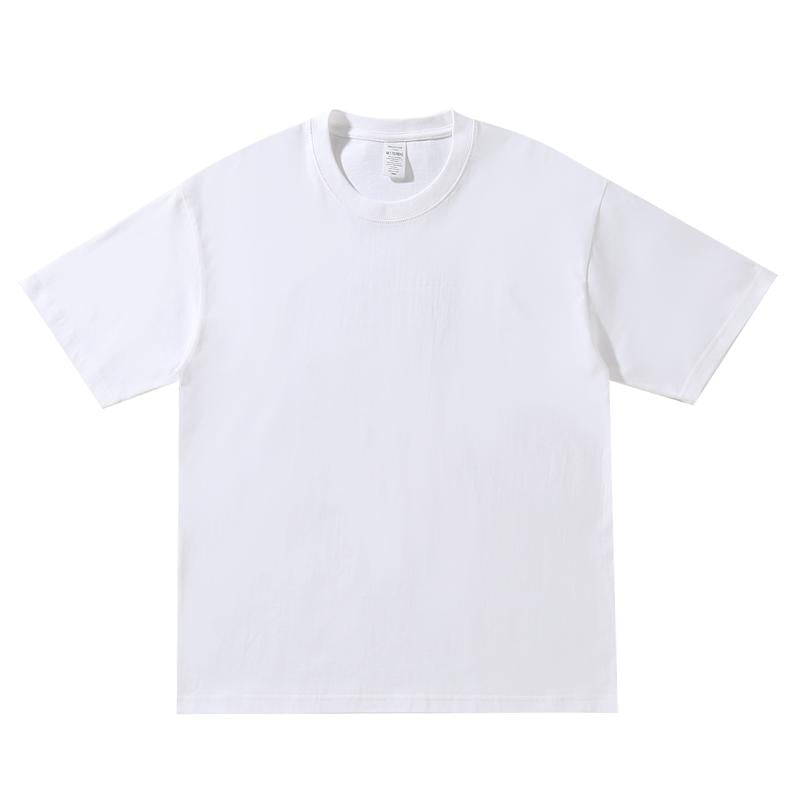 Wholesale Adult Unisex Drop Shoulder 100 Cotton Short Sleeve T-Shirt