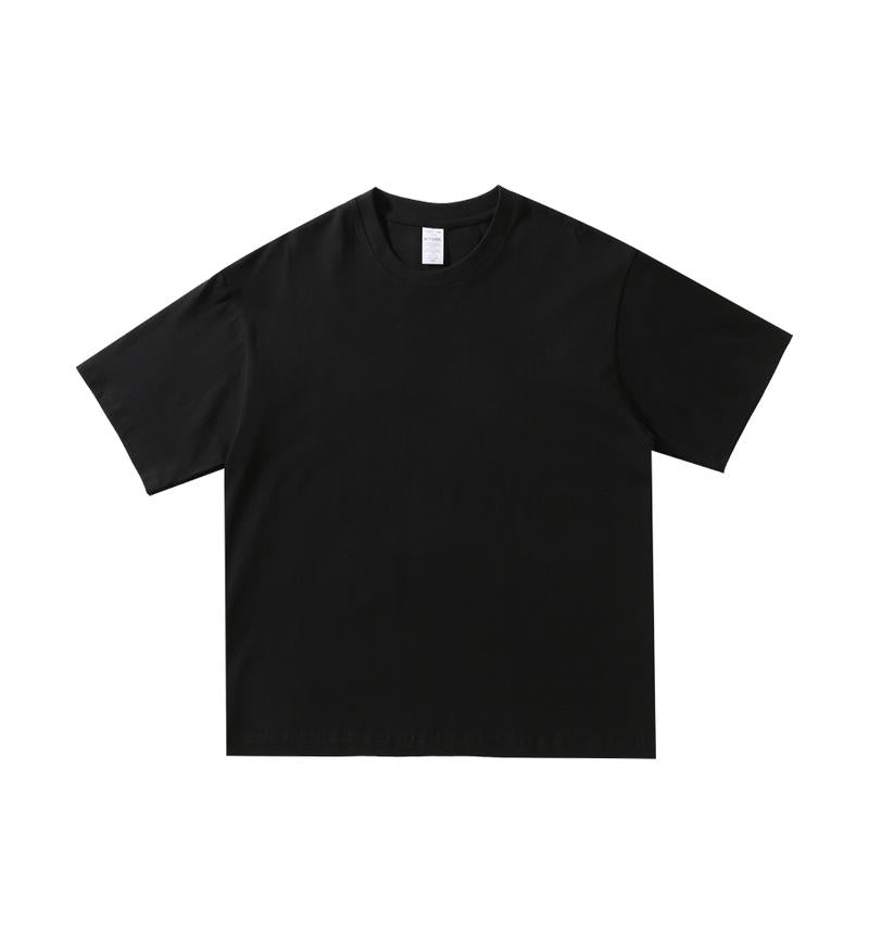 Wholesale Adult Unisex Drop Shoulder 100 Cotton Short Sleeve T-Shirt