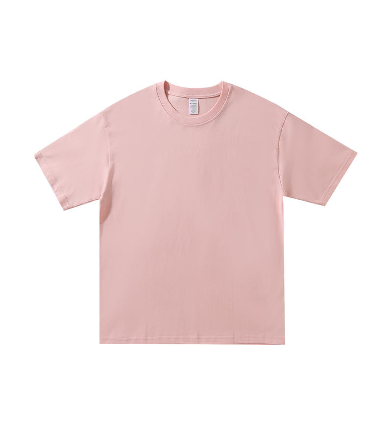 Wholesale Adult Unisex Drop Shoulder 100 Cotton Short Sleeve T-Shirt