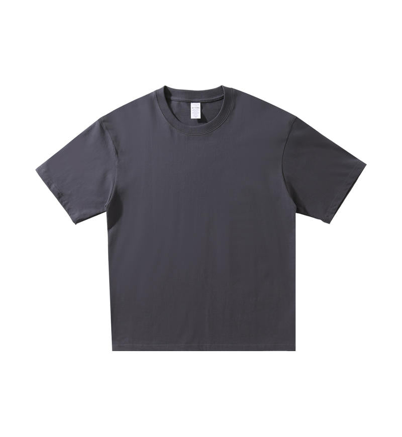 Wholesale Adult Unisex Drop Shoulder 100 Cotton Short Sleeve T-Shirt