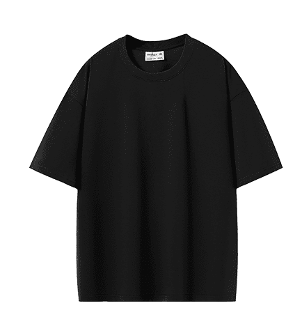 Bulk Adult Drop Shoulder 100 Cotton Double Yarn Blank Short Sleeve T Shirt