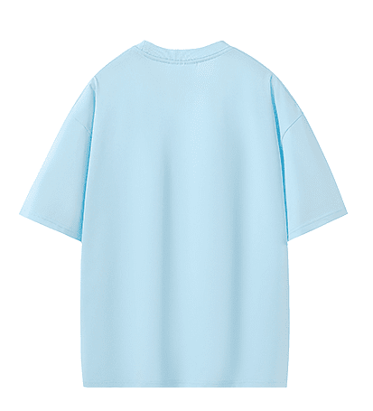 Bulk Adult Drop Shoulder 100 Cotton Double Yarn Blank Short Sleeve T Shirt