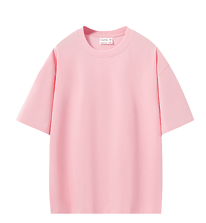 Bulk Adult Drop Shoulder 100 Cotton Double Yarn Blank Short Sleeve T Shirt