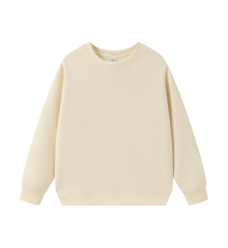 Adult Blank Crew Neck Sweatshirt 100 Polyester Loose Fit Wholesale