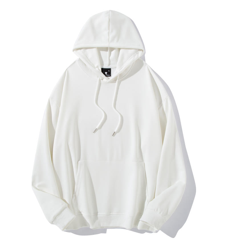 Adult Blank Drop Shoulder Hoodie Twill Fabric Unisex Fit Wholesale