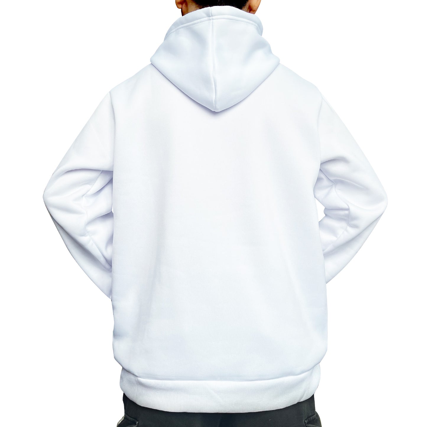 Adult Sublimation Hoodies Blank 100 Polyester White Wholesale
