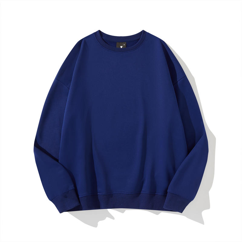Adult Blank Drop Shoulder Twill Sweatshirt Crew Neck Unisex Fit Wholesale