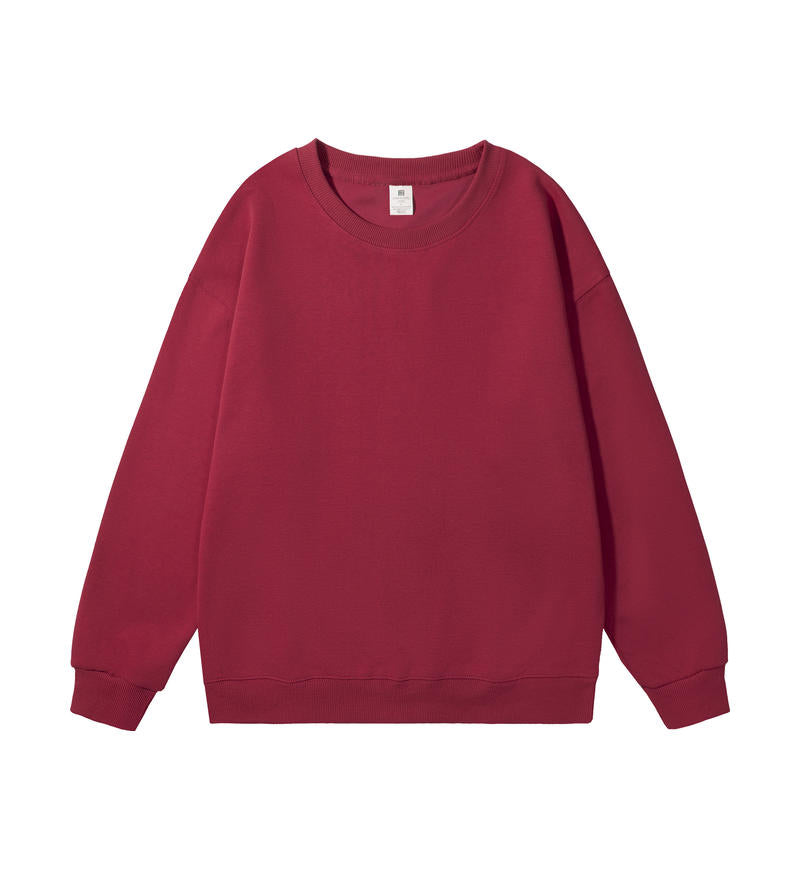 Adult Blank Drop Shoulder Sweatshirt Round Neck Wholesale