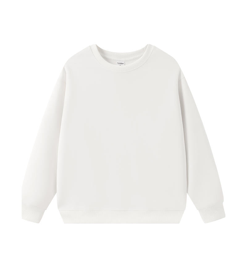 Adult Blank Crew Neck Sweatshirt 100 Polyester Loose Fit Wholesale