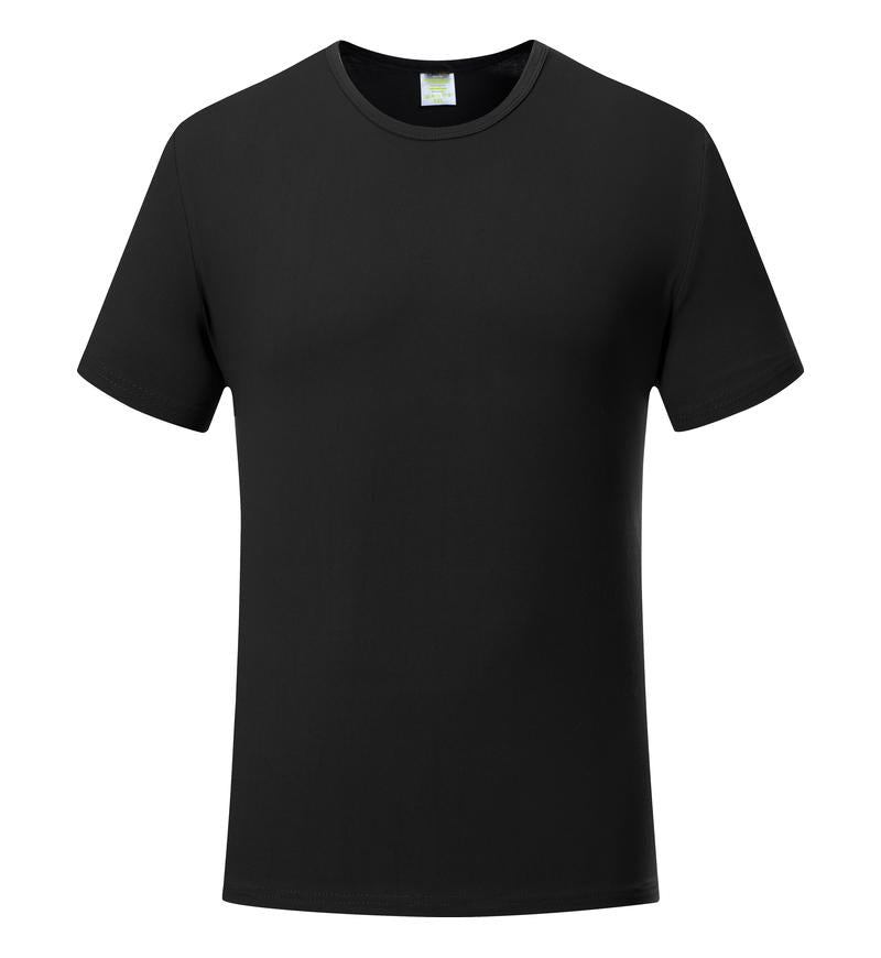 Wholesale Kids Blank Short Sleeve T-Shirt Polyester Spandex Blend