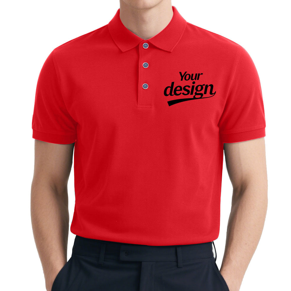 Lightweight Performance Polo with Custom Logo