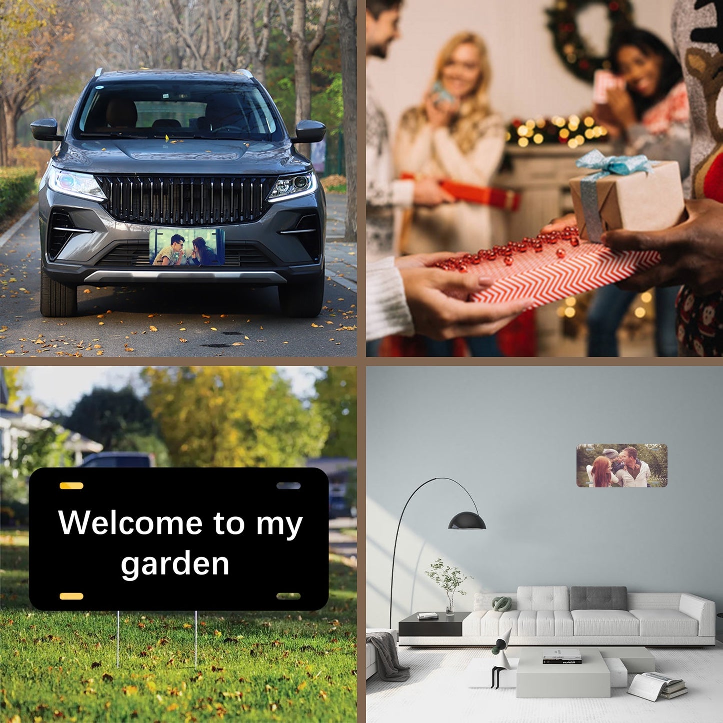 Sublimation License Plate Blanks wholesale,Metal Aluminum car Tag White