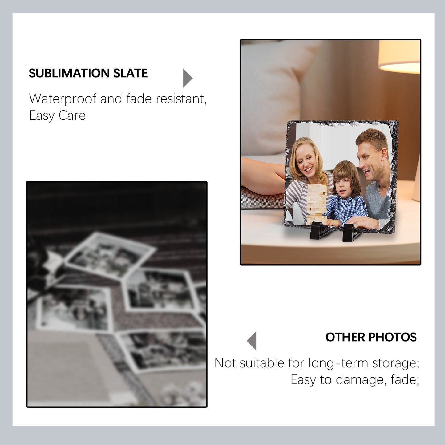 Square Sublimation slate Blanks Wholesale