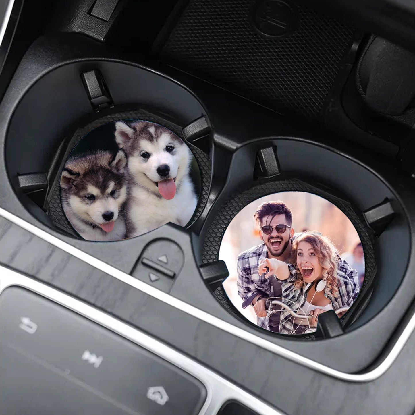 Natural rubber Sublimation Car Coaster Blanks Wholesale