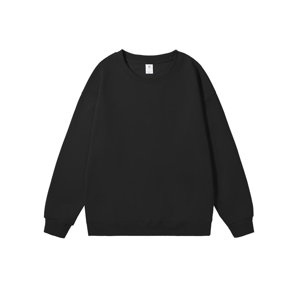 Adult Blank Drop Shoulder Sweatshirt Round Neck Wholesale