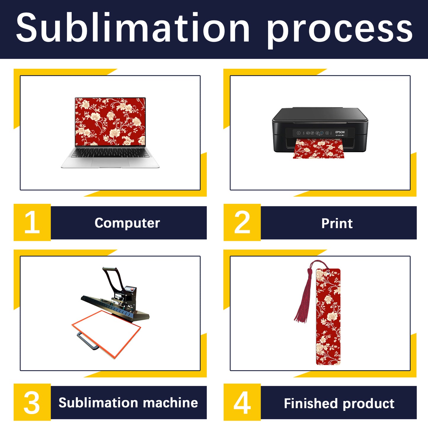 Aluminum Sublimation Bookmarks Blanks wholesale