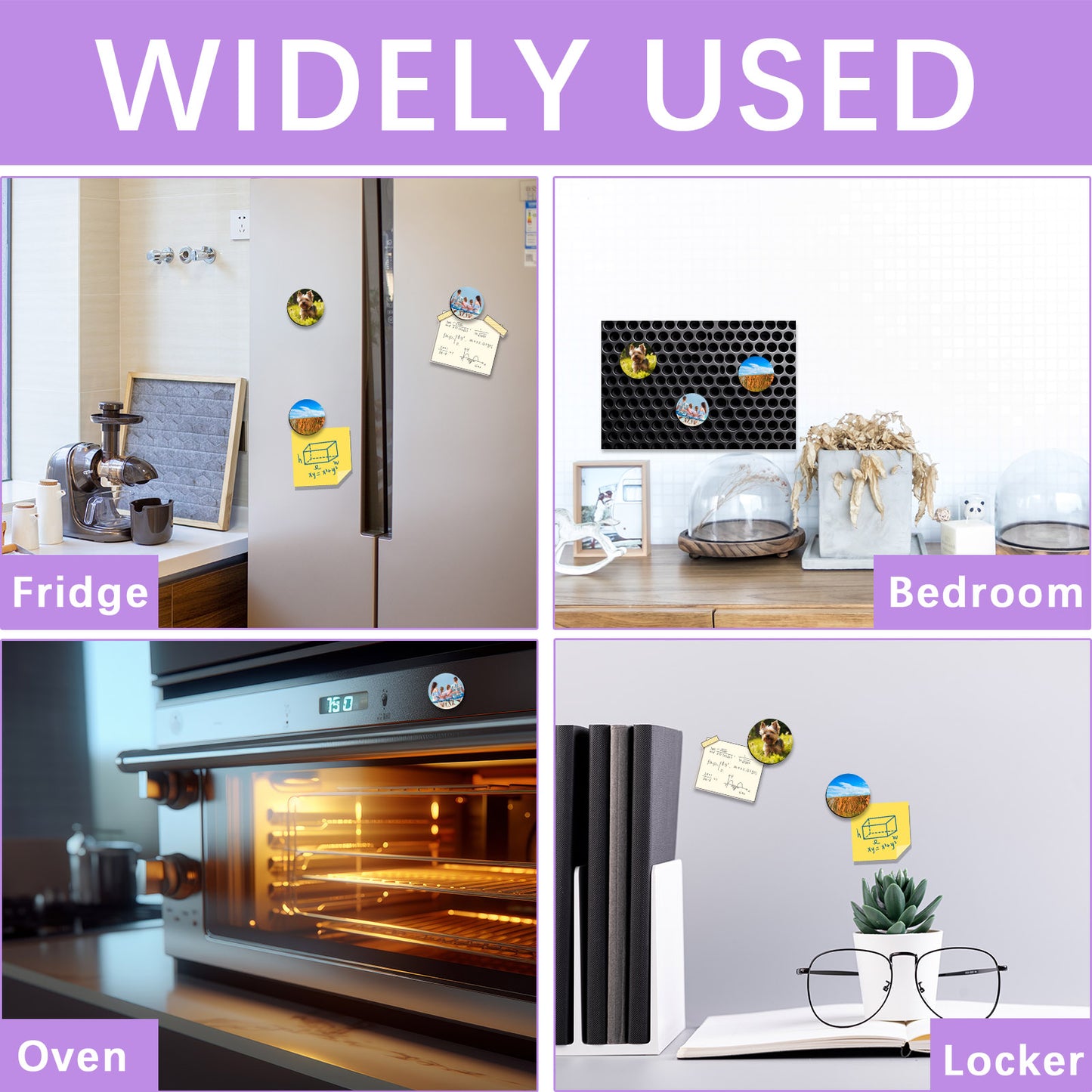 Sublimation Magnet Blanks Wholesale, Round Magnetic for Kitchen Personalized