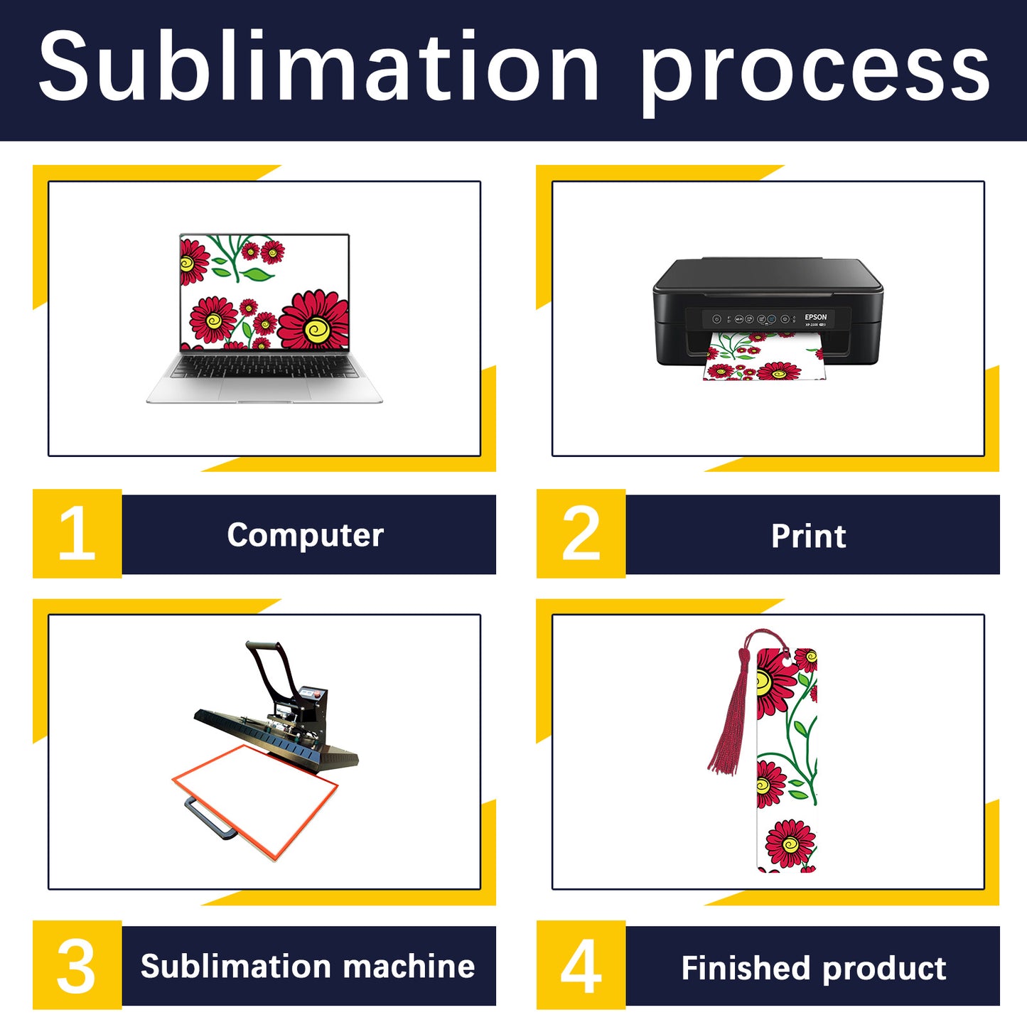 wholesale Aluminum Sublimation Bookmarks Blanks