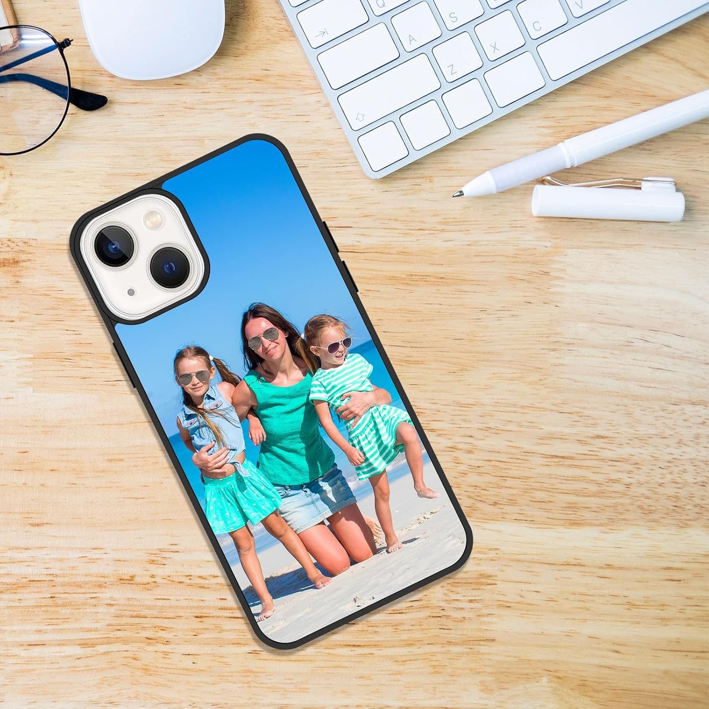20 PCS Black Sublimation Blank Phone Case Wholesale