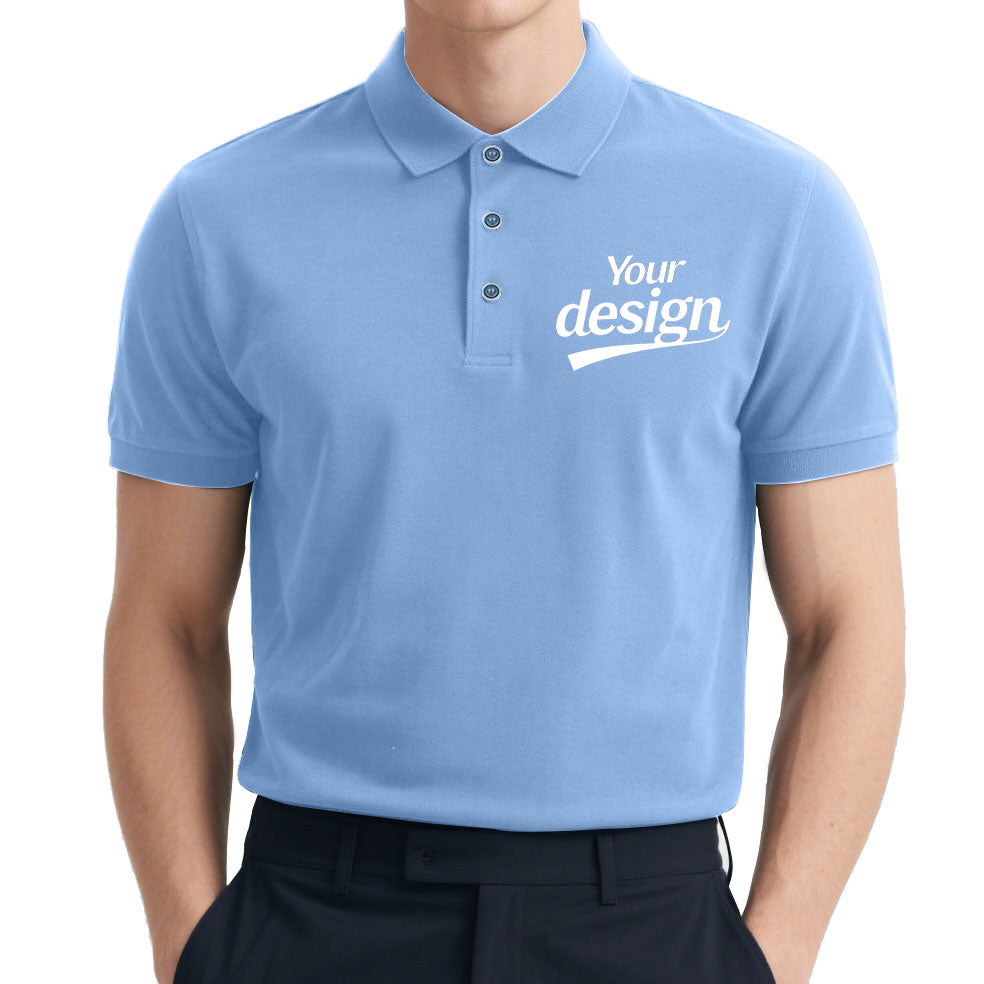 Lightweight Performance Polo with Custom Logo