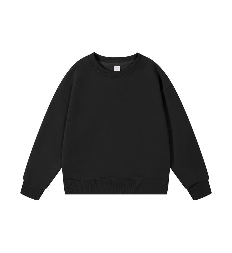 Kids Drop Shoulder Crew Neck Sweatshirt Blank