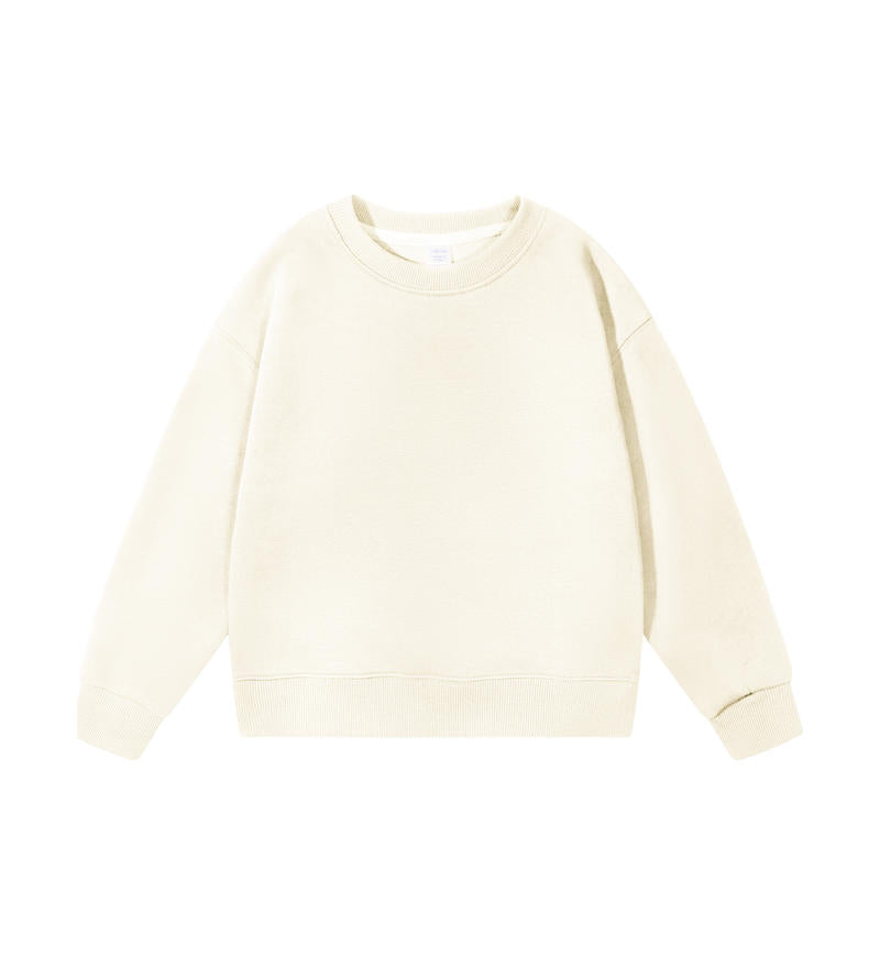 Kids Drop Shoulder Crew Neck Sweatshirt Blank