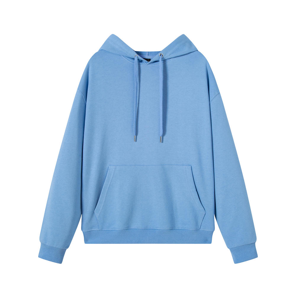 Blank Sublimation Hoodie Adults French Terry Drop Shoulder