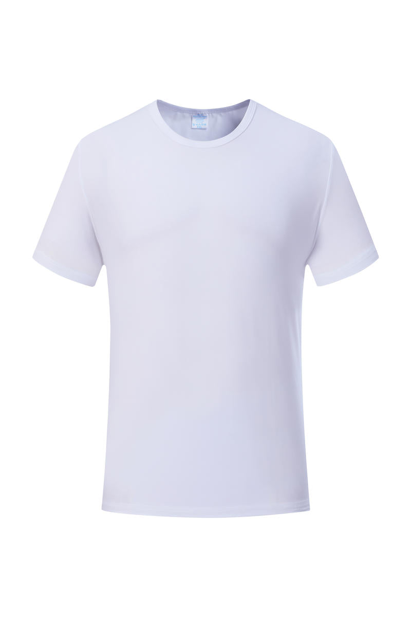 Modal Short Sleeve White T Shirt Blank for Sublimation Adult Unisex