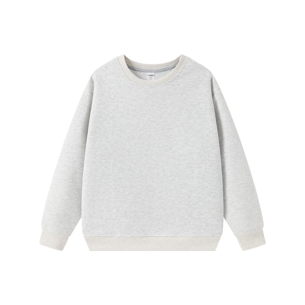 Adult Blank Crew Neck Sweatshirt 100 Polyester Loose Fit Wholesale