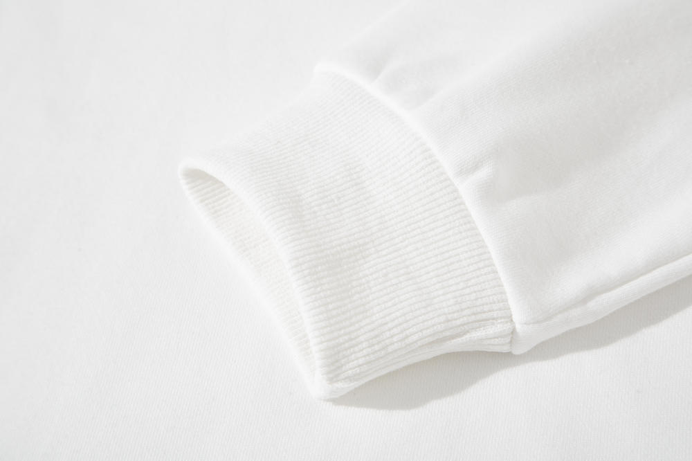 Blank Terry Sweatshirt Drop Shoulder Crewneck Sublimation Ready